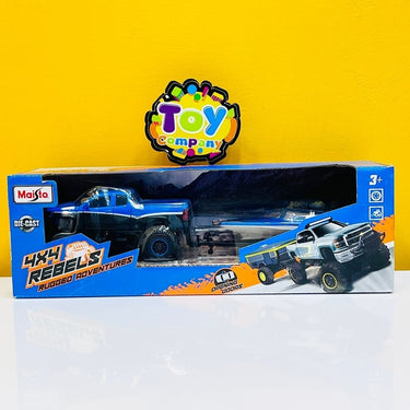Maisto Diecast Chevrolet Pickup & Speedboat